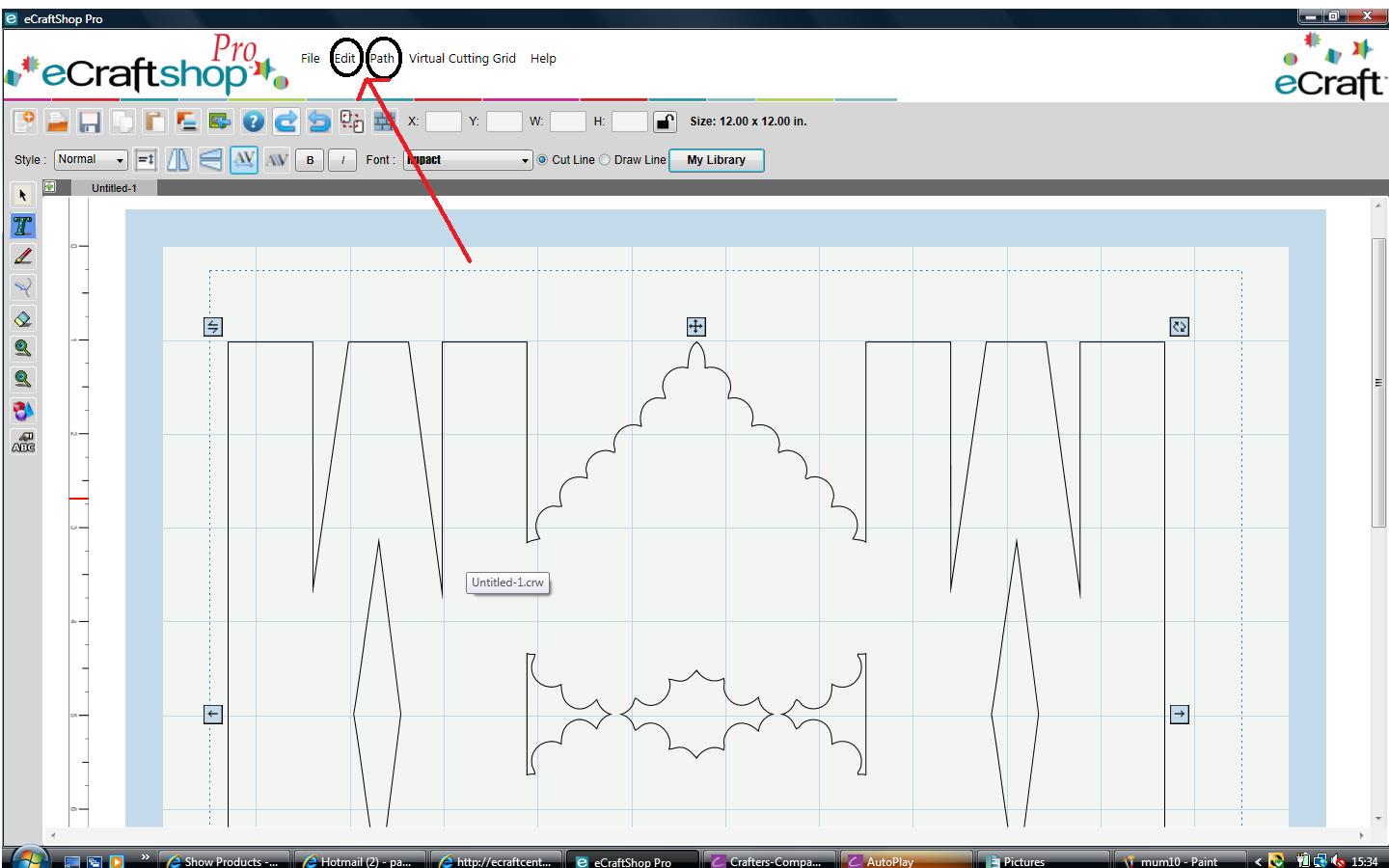 Hooked on Krafts: Ecraft Project card for MUM